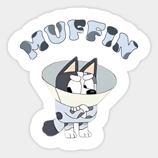 Bluey MUffin Design 2 Sticker